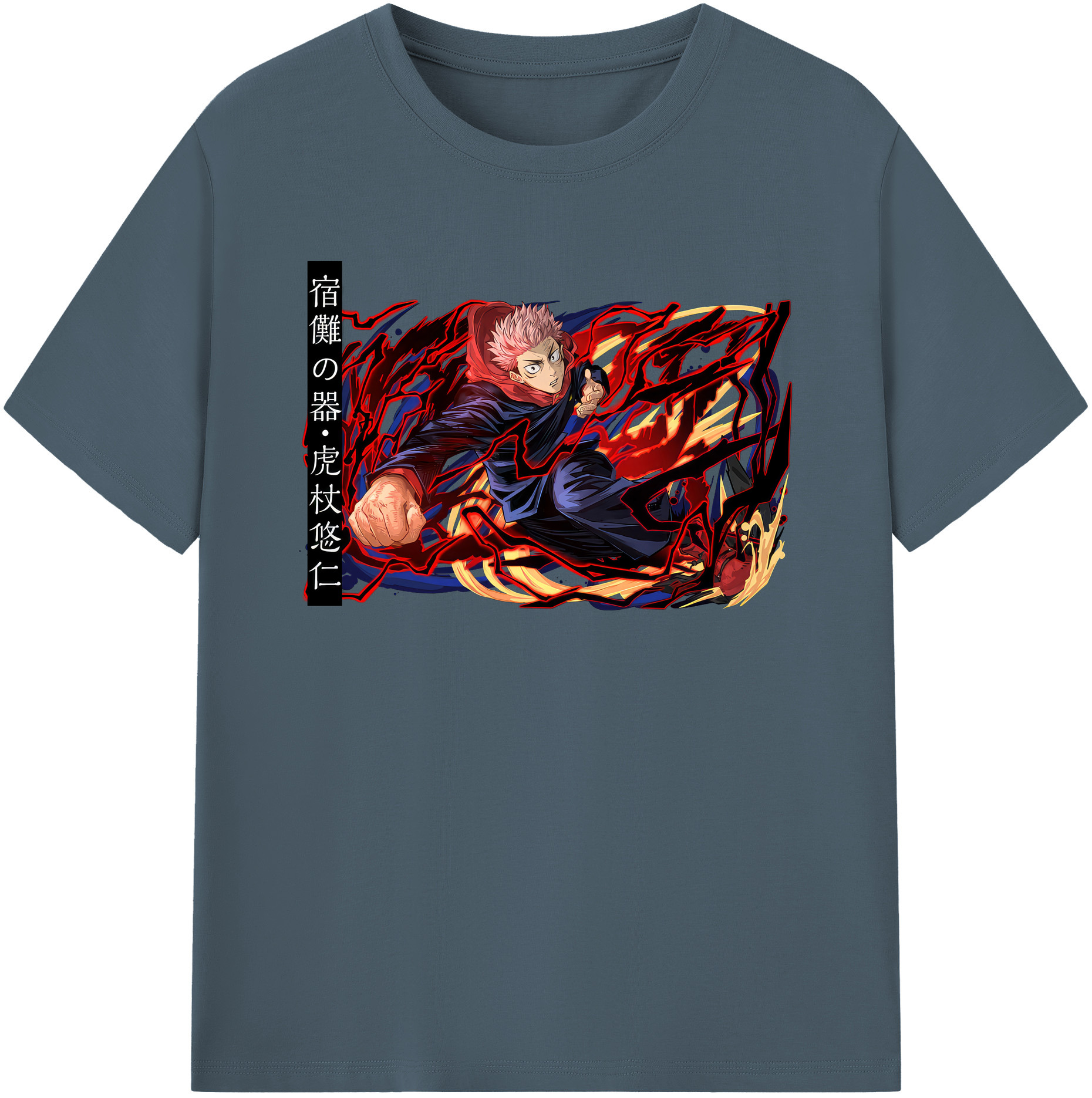 （画像用） 呪術廻戦 Jujutsu Kaisen 綿100％半袖Tシャツ（フロントプリント）